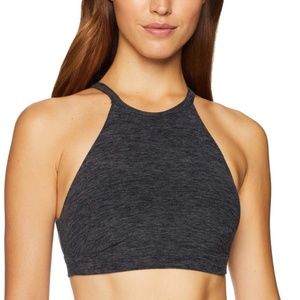 Alo Lotus bra - black / charcoal